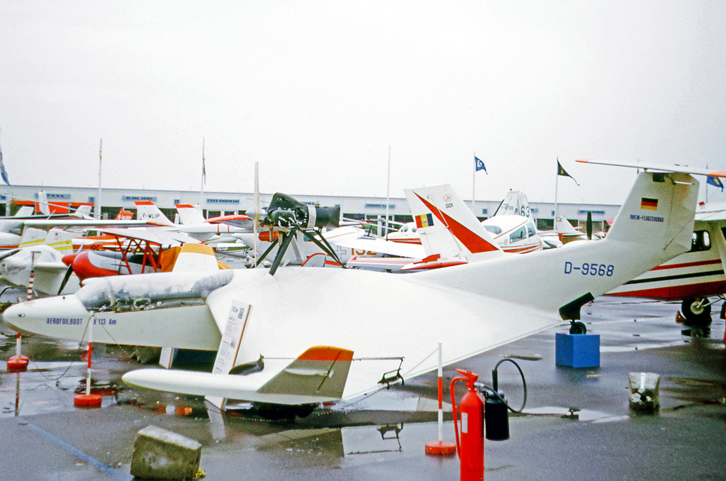 RFB X.113 podczas paryskiego salonu lotniczego w 1973 roku