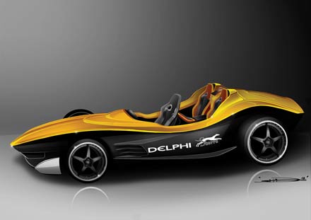 Delphi-Sbarro-F1for3-connected-car