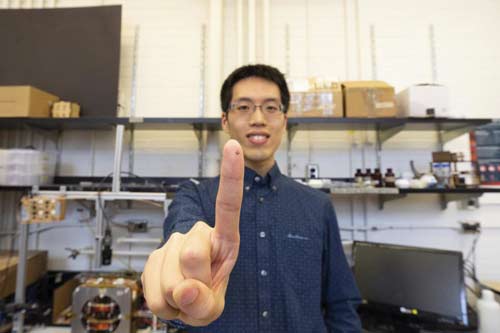 drukowane mikroroboty student Tianqi Xu